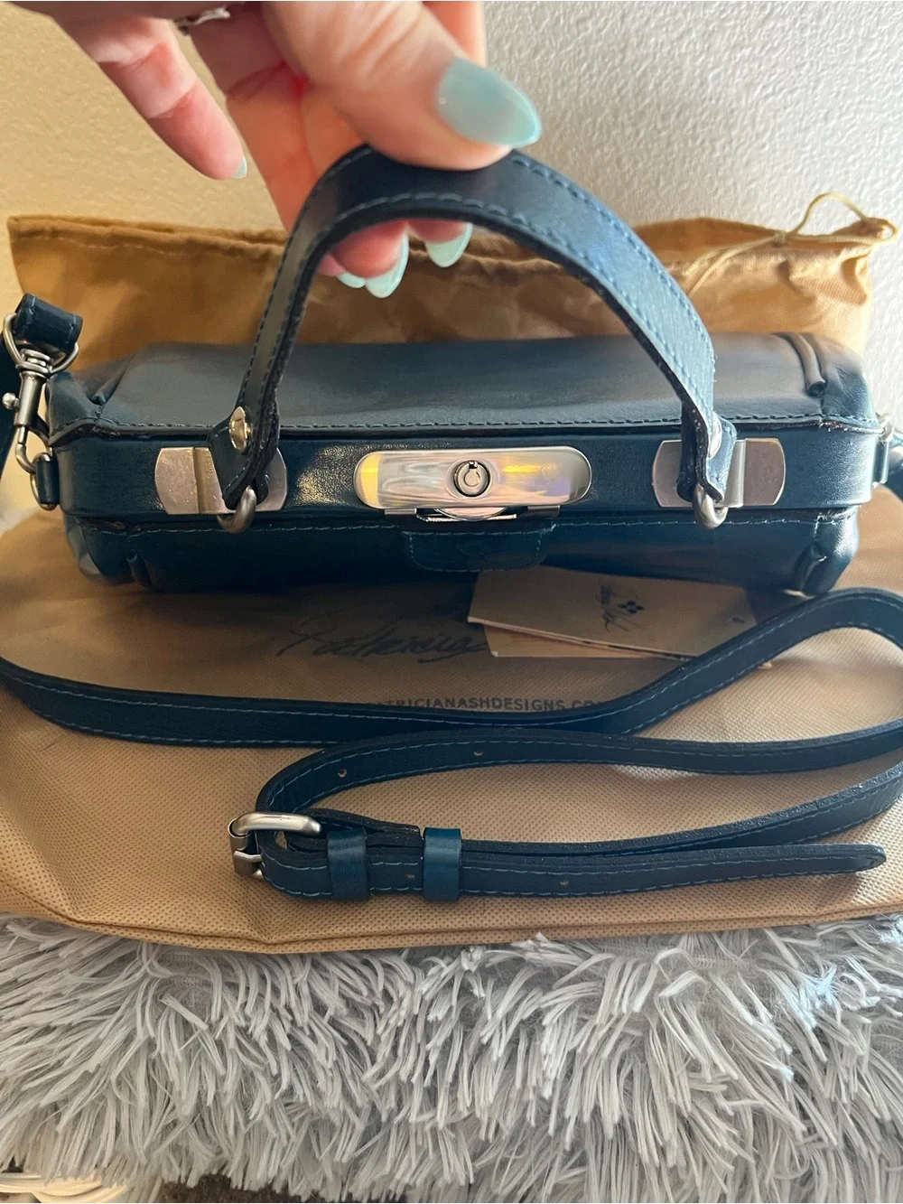 Patricia Nash structured satchel